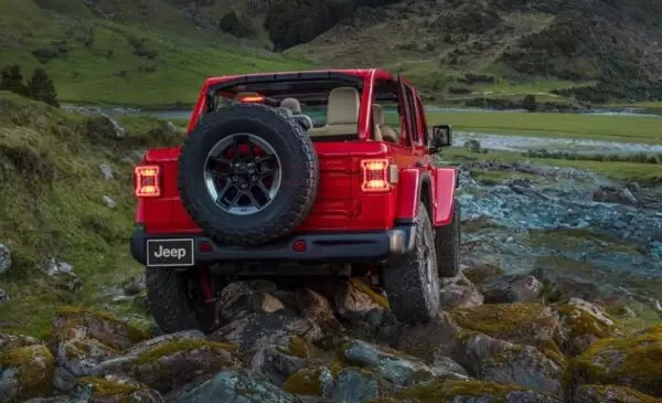 4th Generation Jeep Wrangler rear view