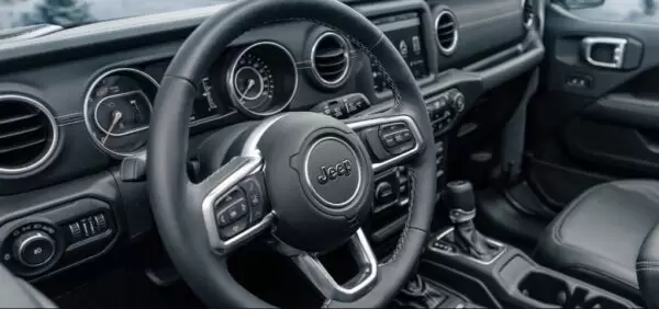 4th Generation Jeep Wrangler steeing and other controls