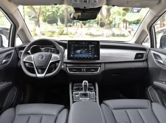 1st Generation BYD Song Max PHEV front cabin interior view