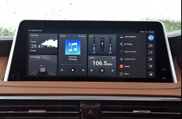1st Generation MG Gloster infotainment screen