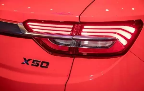 1st Generation Proton X50 SUV tail lights view