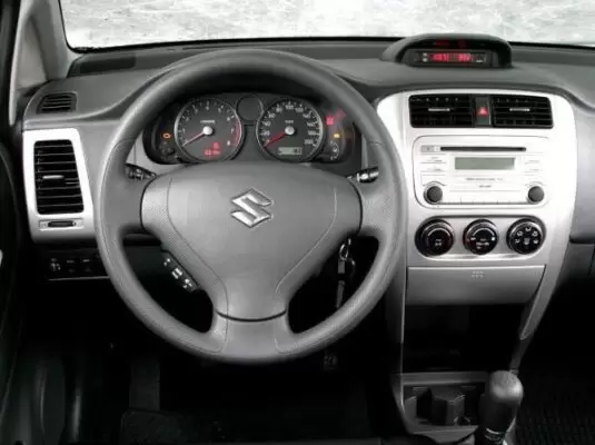 1st Generation Suzuki Liana Steering wheel and meters