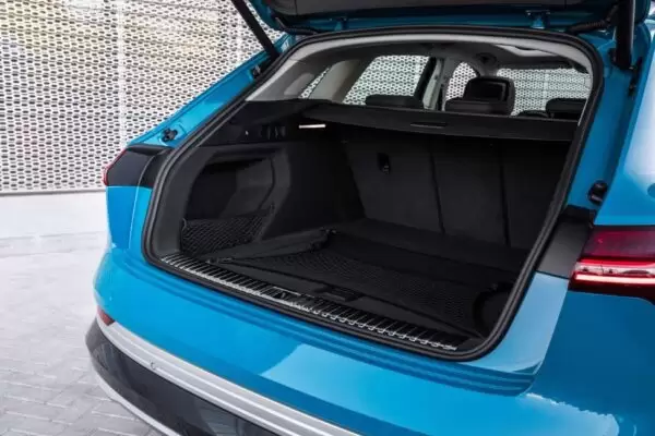 1st generation Audi E tron Electric SUV luggage area