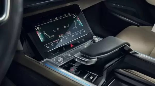 1st generation Audi E tron Electric SUV touch screen display
