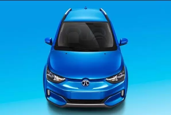 1st Generation BAIC EC3 EV hatchback front headlamps and fog lamps