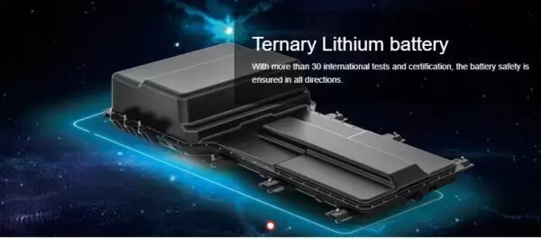 1st Generation BAIC EC3 EV hatchback ternary lithium battery