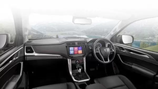 1st Generation MG Extender Pickup Truck front cabin interior view 2