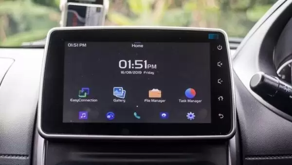 3rd Generation Proton Saga Sedan infotainment screen view