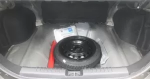 3rd Generation Proton Saga Sedan spare tire