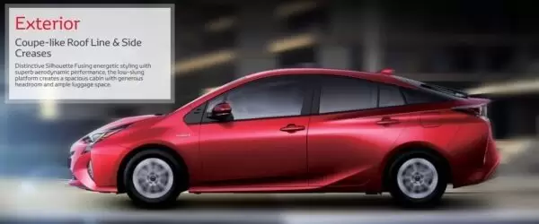 4th Generation Toyota Prius Sedan Exterior side view