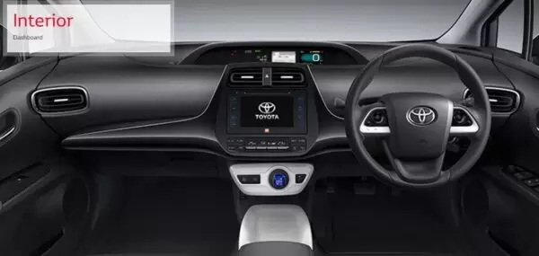 4th Generation Toyota Prius Sedan interior dashboard