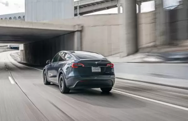 Tesla Model Y Smart SUV Rear View