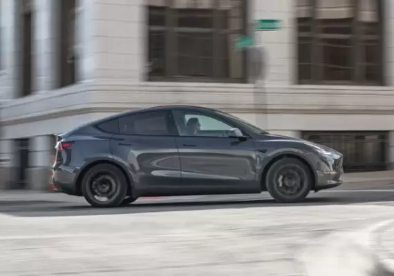 Tesla Model Y Smart SUV side view 2