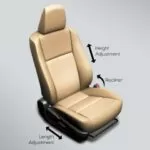 11th generation Toyota corolla Altis Grande adjustable seat
