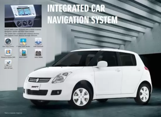 1st generation suzuki swift hatchback side view2