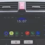 5th Generation Honda City Sedan infotainment screen close view