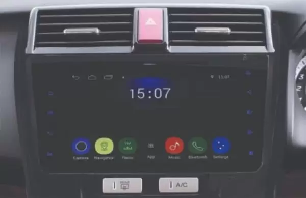 5th Generation Honda City Sedan infotainment screen close view