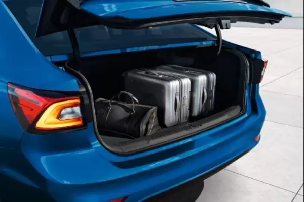 2nd Generation MG5 Sedan cargo area view