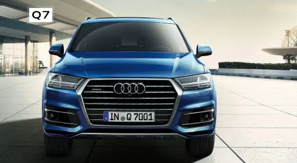 2nd Generation audi Q7 SUV front view