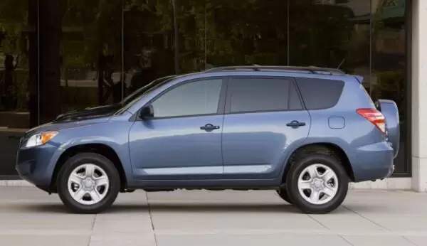 3rd generation Toyota Rav4 SUV full side view