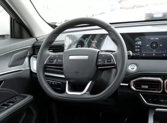 2nd Generation Jetour X70 Plus steering wheel close view