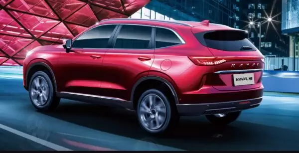 3rd generation haval h6 suv beautiful side and rear view