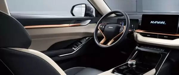 3rd generation haval h6 suv front cabin interior view