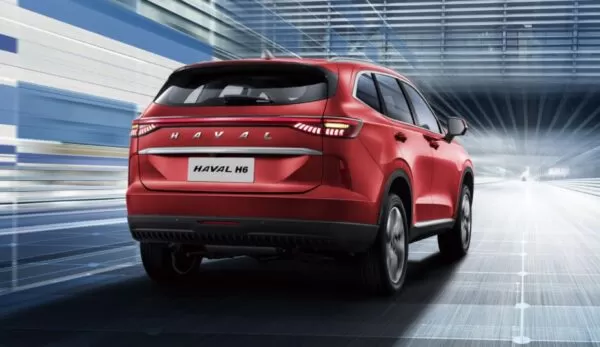 3rd generation haval h6 suv full rear view