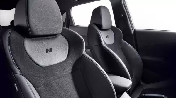 hyundai kona N high performance sportier small suv n Line seats