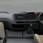 4th Generation Toyota Coaster steering wheel and other features