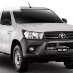 8th generation Toyota hilux single cabin title image and front view