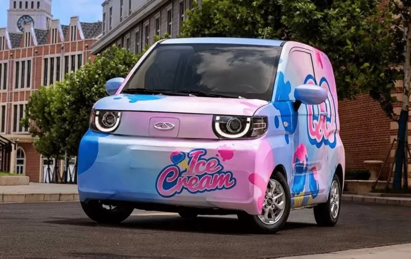 Cherys new mini EV QQ ice cream is a Decent Looking Ride
