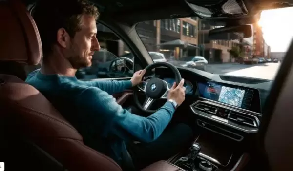 BMW X5 Luxury SUV 4th Generation front cabin interior view