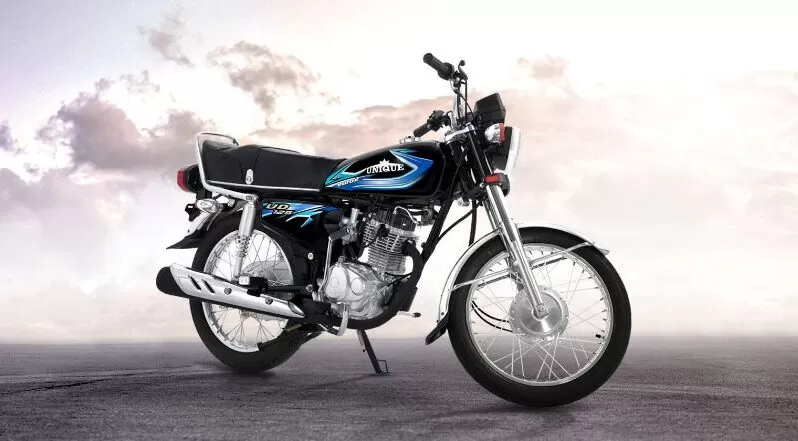 unique UD 125 Motorcycle feature image|unique UD 125 Motorcycle ample fuel tank|unique UD 125 Motorcycle comfortable seat|unique UD 125 Motorcycle glaring headlights|unique UD 125 Motorcycle modern silencer|unique UD 125 Motorcycle superior quality shocks|unique UD 125 Motorcycle tail light|unique UD 125 Motorcycle well built euro II engine