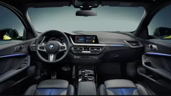 BMW 1 Series 3rd generation hatchback front cabin interior view