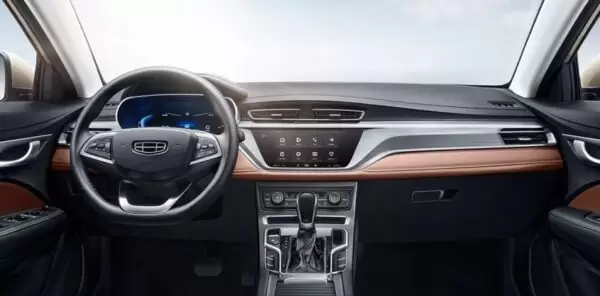 Geely Emgrand Sedan 4th Generation front cabin interior features