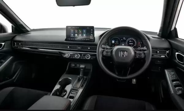 Honda Civic Sedan 11th Generation front cabin interior features