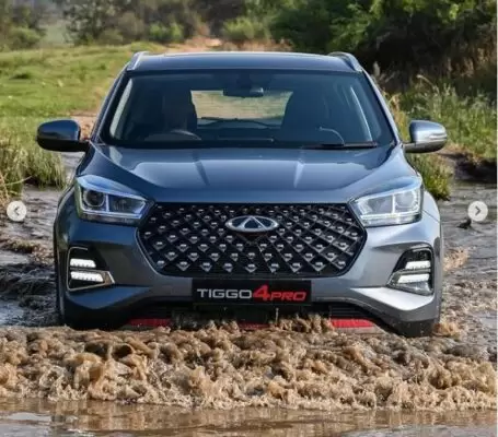 chery tiggo 4 pro suv 1st gen facelifted front close view