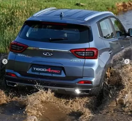 chery tiggo 4 pro suv 1st gen facelifted rear close view