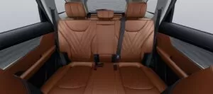 chery tiggo 8 pro suv 1st gen facelifted Rear seats view