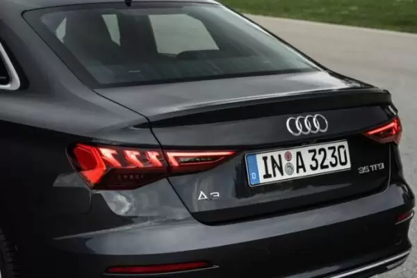 Audi A3 Sedan 4th Generation rear close view