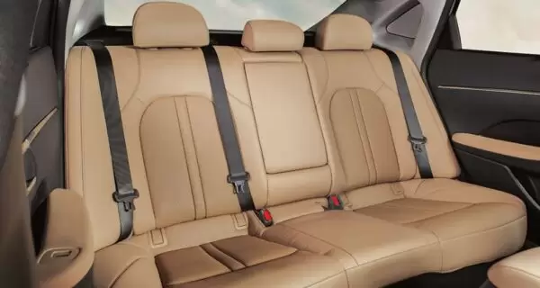 Hyundai Sonata Sedan 8th Generation rear seats view