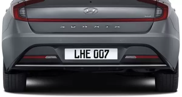 Hyundai Sonata Sedan 8th Generation rear sport bumper with parking sensors