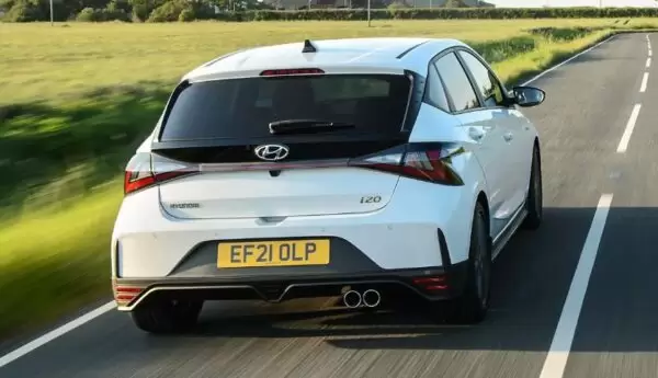 Hyundai i20 hatchback 3rd generation full rear view