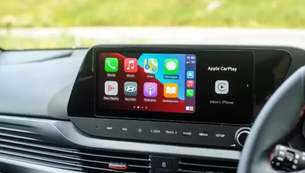 Hyundai i20 hatchback 3rd generation infotainment screen view