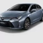Toyota Corolla Altis Hybrid Sedan 12th Generation front and side view