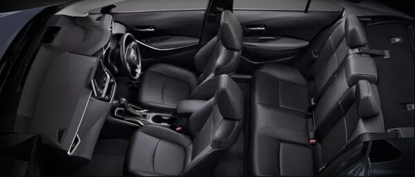 Toyota Corolla Altis Hybrid Sedan 12th Generation full interior view