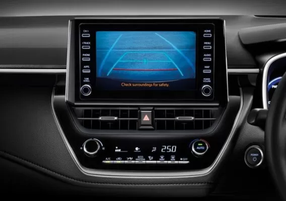Toyota Corolla Altis Hybrid Sedan 12th Generation rear view camera