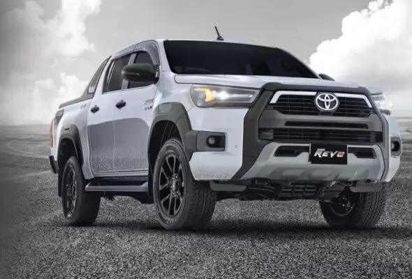 Toyota Hilux Revo Rocco Pickup truck front close view