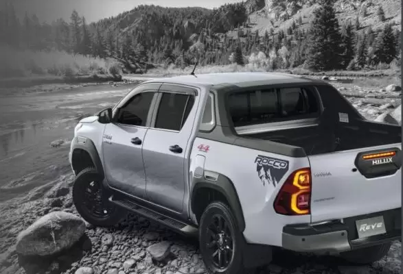 Toyota Hilux Revo Rocco Pickup truck rear view